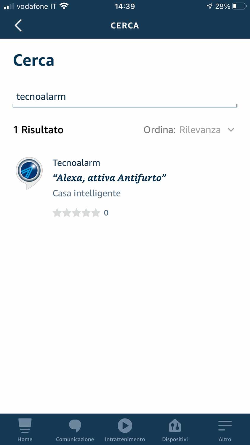 gestione antifurto alexa1b