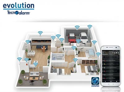 evolution sistema antifurto wireless